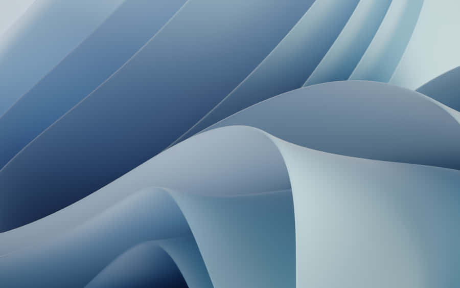 Rich Indigo Blue Meets Soft Gray In A Wintry Landscape Wallpaper