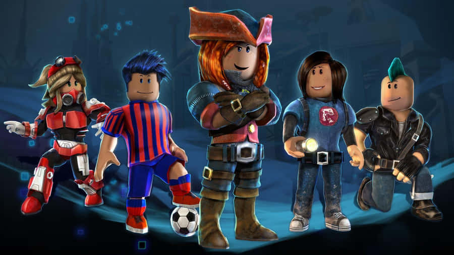 Roblox Characters Variety Wallpaper