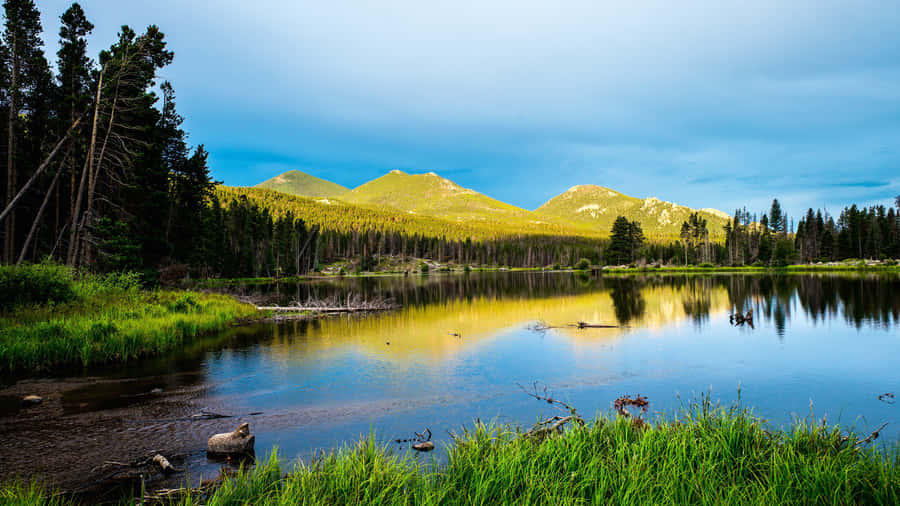 Rocky Terrain Of The California Mountain Range Wallpaper