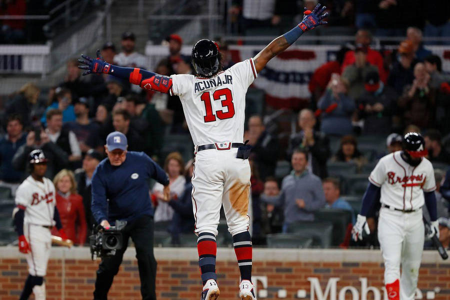 Ronald Acuna Jr Wallpaper Discover more Atlanta Braves, Baseball, Braves,  Major League, MLB wallpaper. https:/… - radiozona.com.ar