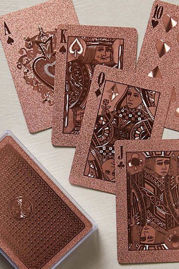 Rose Gold Color Enhances Any Room Wallpaper