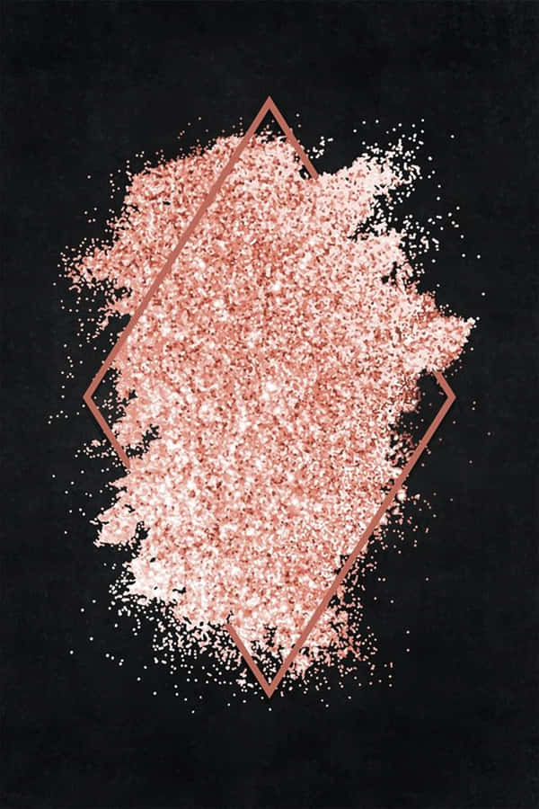 Rose Gold Diamond And Black Wallpaper