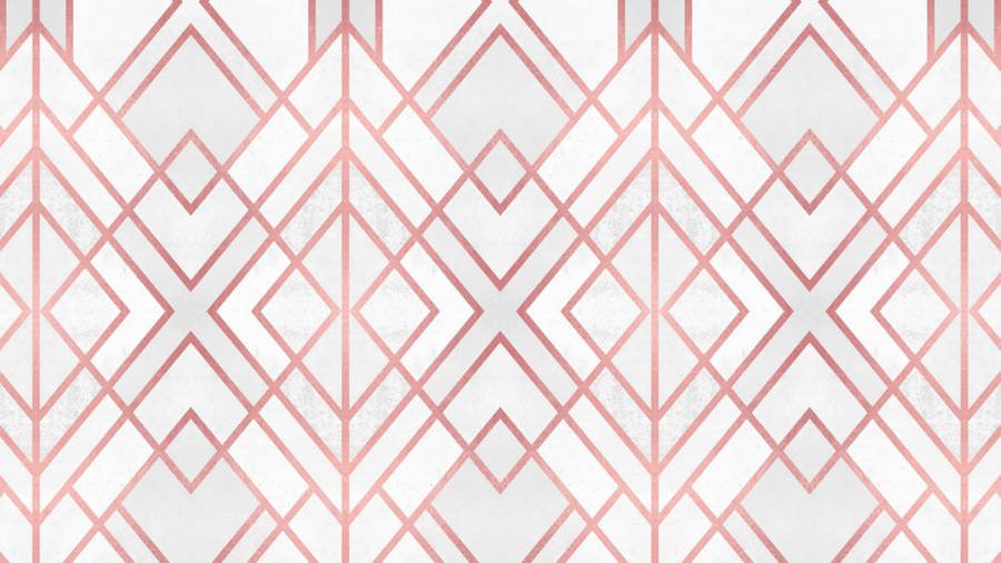 Rose Gold Diamond Shapes Wallpaper