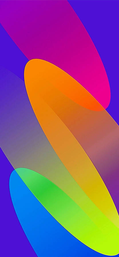 Samsung Galaxy J7 Colorful Intersecting Ovals Wallpaper