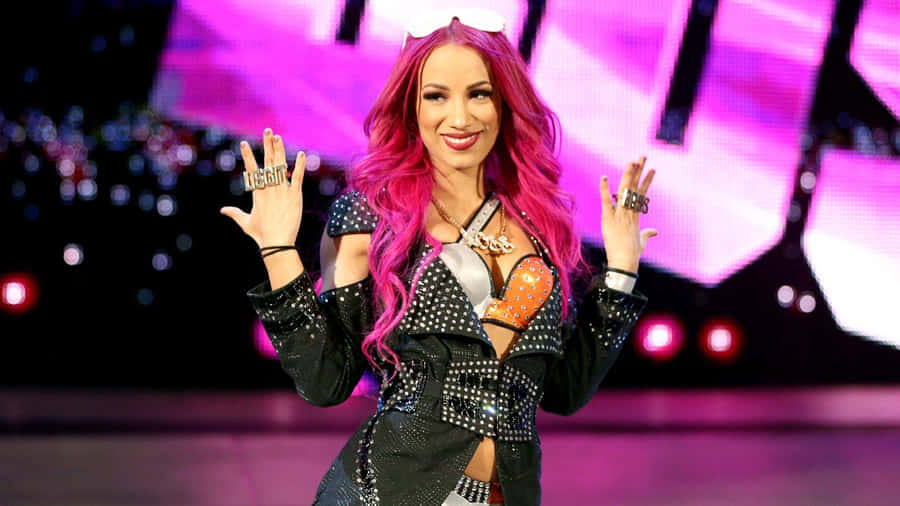 Sasha Banks Blue Print Rings – One Size Fits All, New With Tags