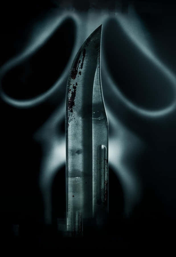 Scream Ghostface Hunting Knife Wallpaper