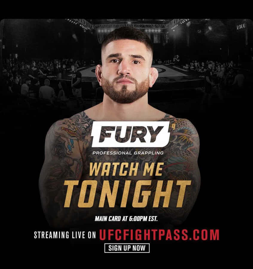 Sean Brady At Fury Poster Wallpaper