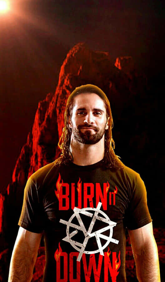 Download free Seth Rollins Burn It Down Shirt Wallpaper - MrWallpaper.com