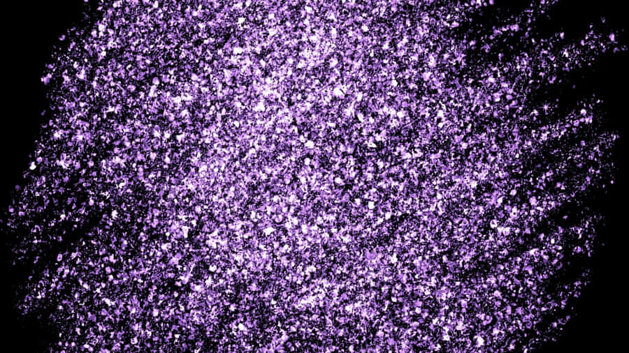 Shine Bright In Purple Glitter Wallpaper