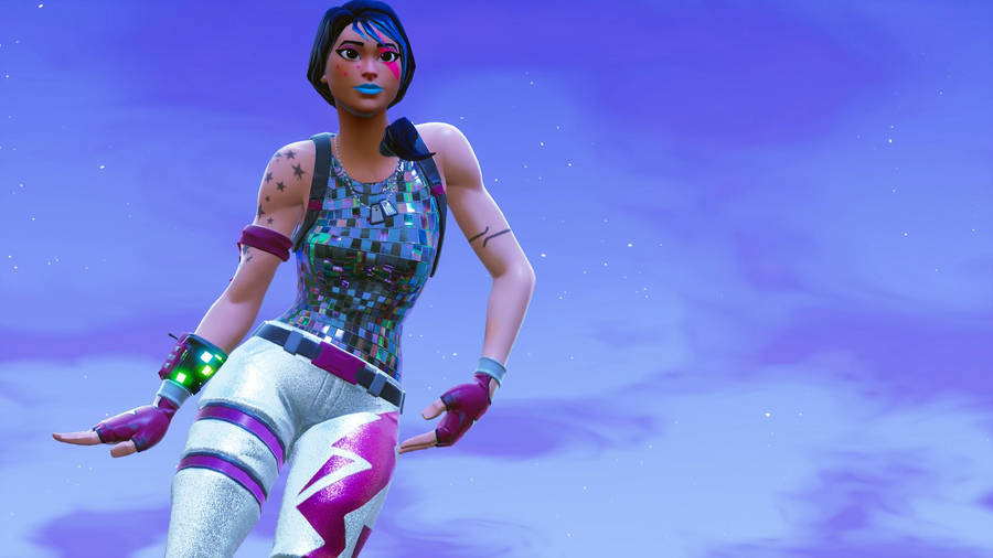 Shine Bright Like A Diamond! Own The Battlefield With The Sparkle Specialist Outfit In Fortnite. Wallpaper