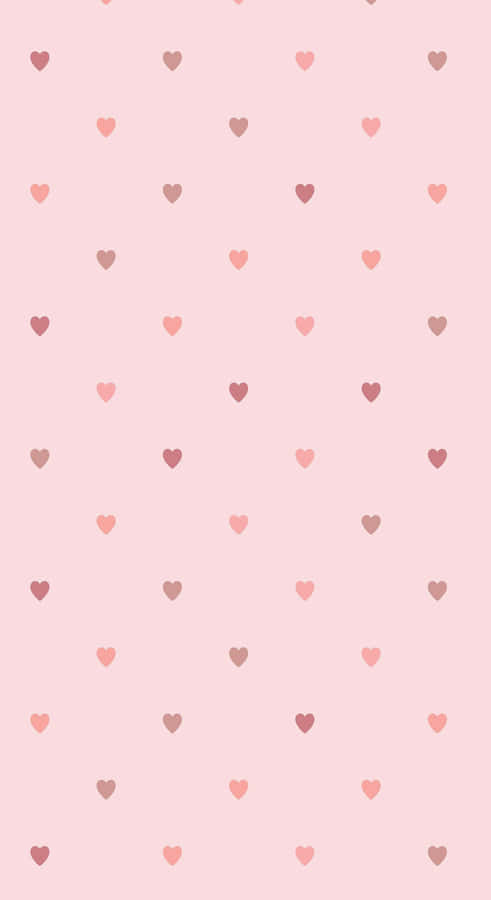 Show Your Love Theme With Glitter Pink Hearts Wallpaper