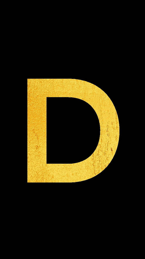 Download free Simple Gold Letter D With Texture Wallpaper - MrWallpaper.com