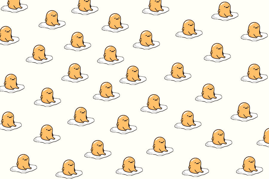 Download free Sitting Gudetama Pattern Wallpaper - MrWallpaper.com