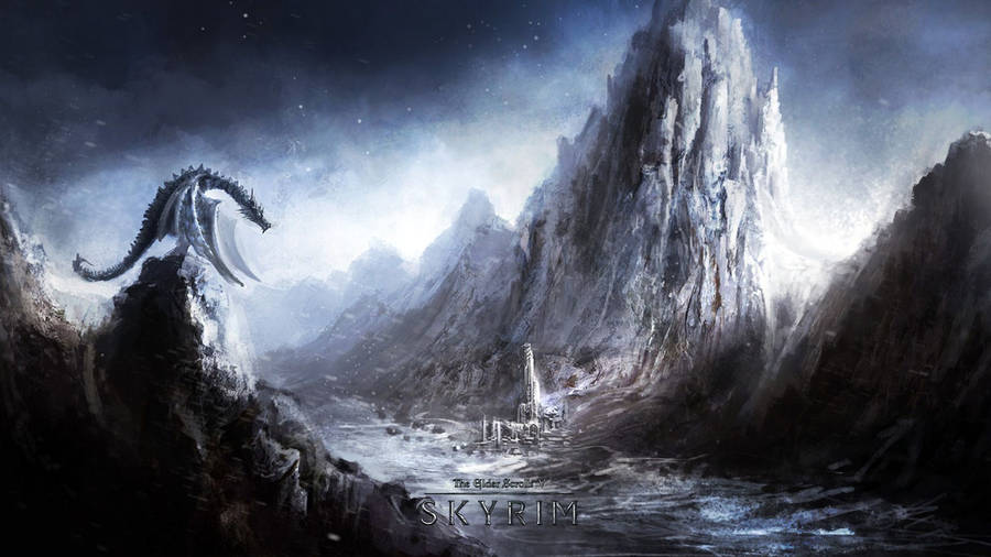 The Elder Scrolls V Skyrim Game HD Wallpaper - WallpaperFX