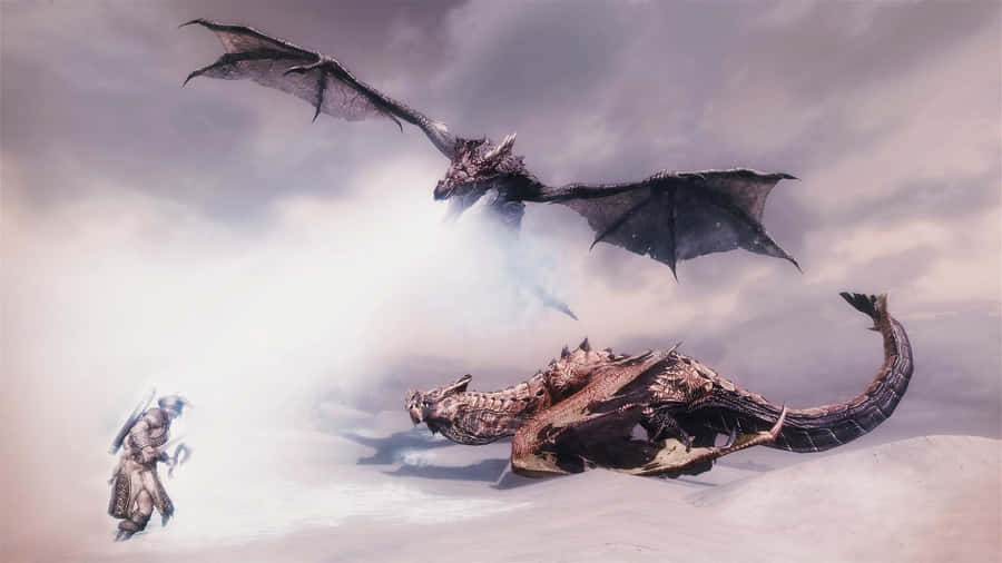 Skyrim, The Land Of Adventure And Danger Wallpaper