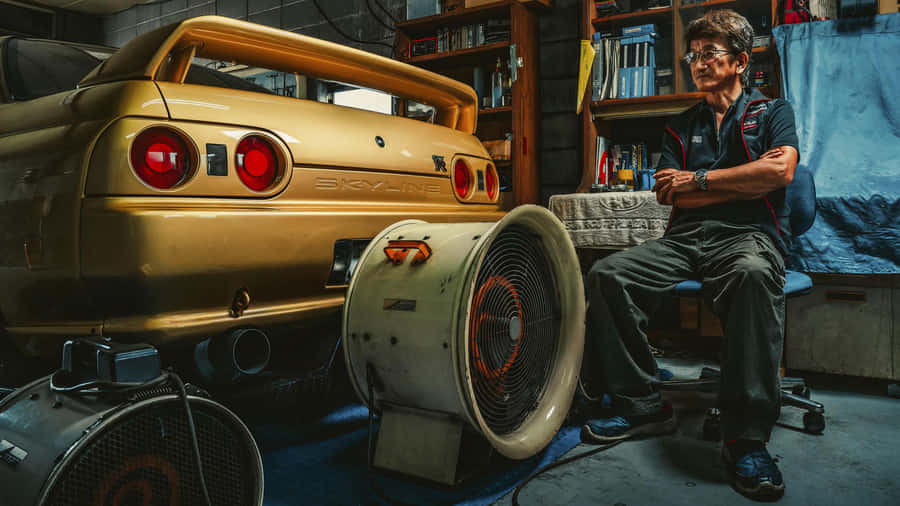 Smokey Nagata Skyline Dyno Test Wallpaper