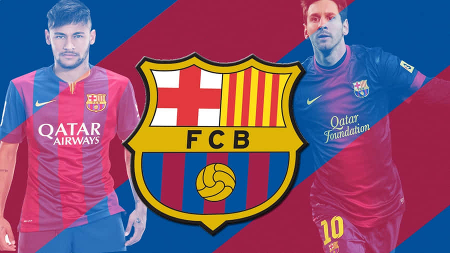 Soccer Legends Lionel Messi And Neymar Jr Team Up Wallpaper