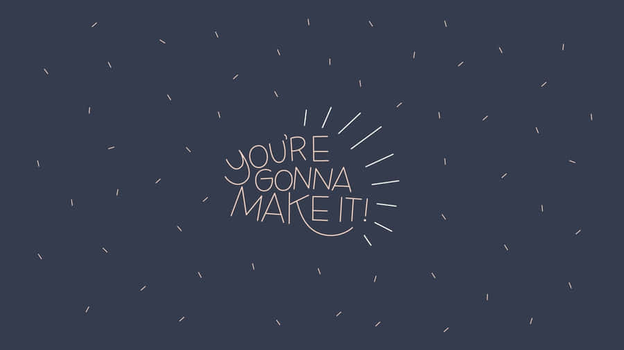Soft Aesthetic Motivational Quote Computer Wallpaper