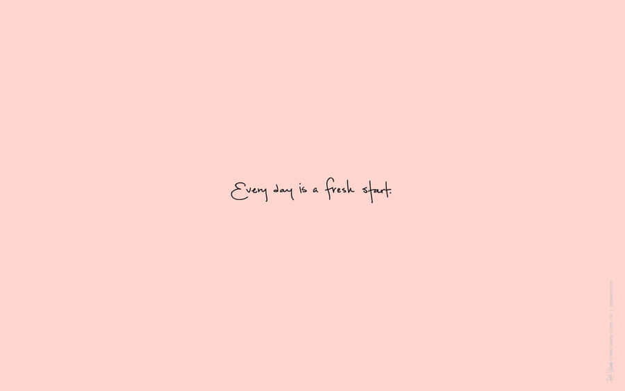 Soft Aesthetic Quote Computer Wallpaper