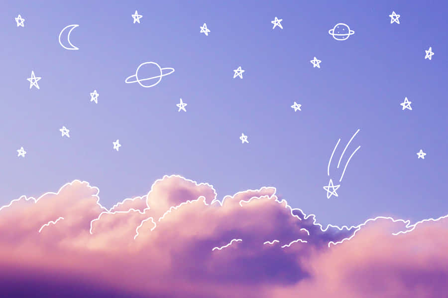 Soft And Serene Pastel Blue Aesthetic Background For Your Desktop Wallpaper