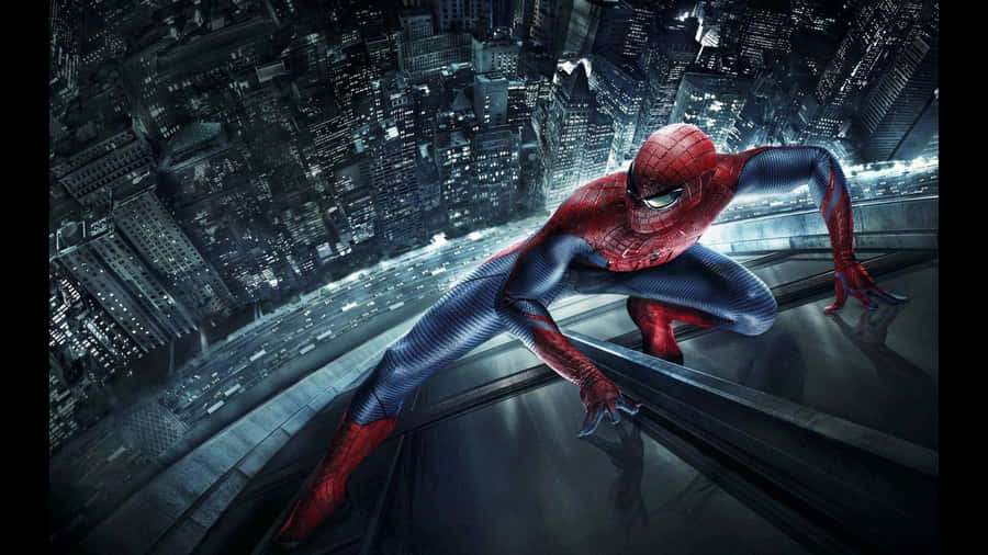 Spider Man 2 On A Building Wallpaper
