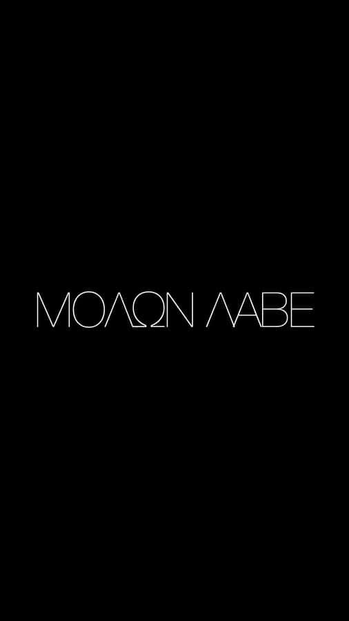 Standing Tall In Honor Of Molon Labe Wallpaper