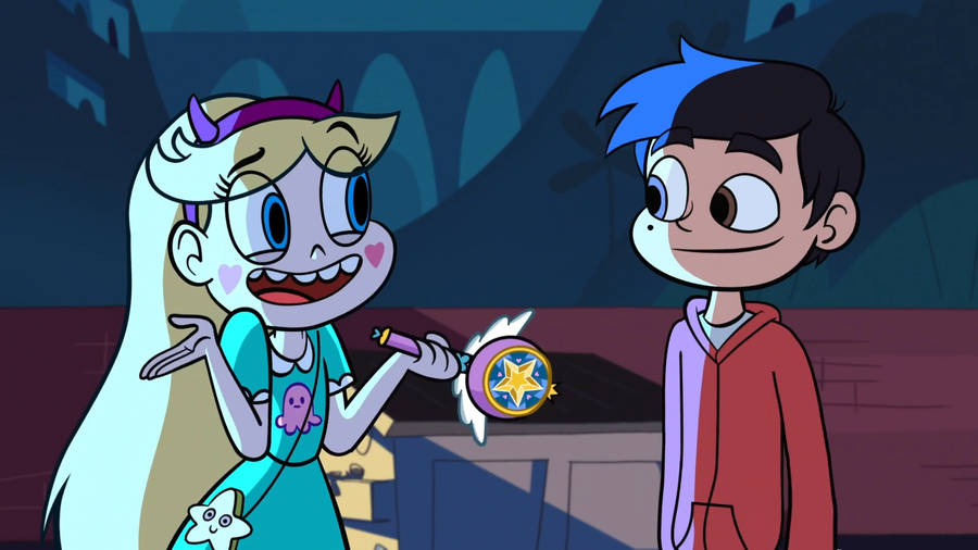 Star Vs The Forces Of Evil With Marco Wallpaper