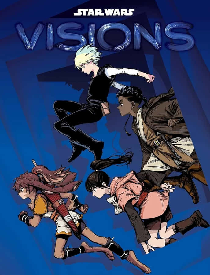 Star Wars Visions Anime Characters Wallpaper