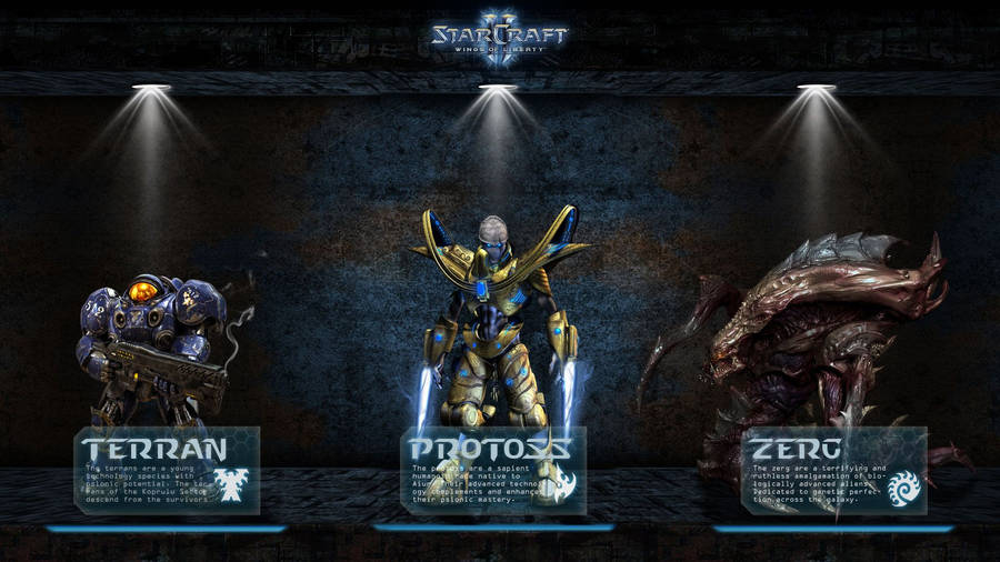 Download free Starcraft Races And Emblems Wallpaper - MrWallpaper.com