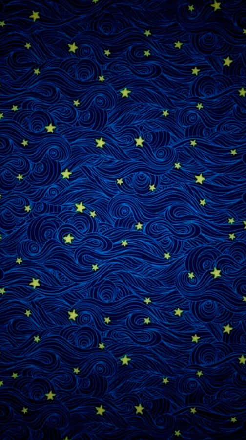 Starry Night Inspired Phone Wallpaper Wallpaper