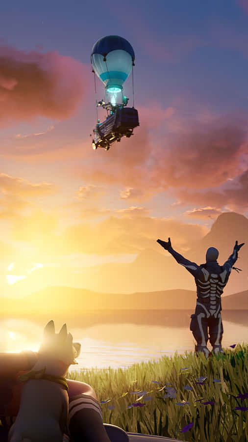 Stay Ahead Of The Game With Fortnite Phone Wallpaper