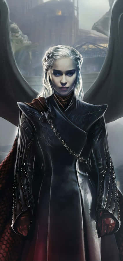Stay Up-to-date With The Latest Information From Westeros, With This Official Game Of Thrones Iphone. Wallpaper