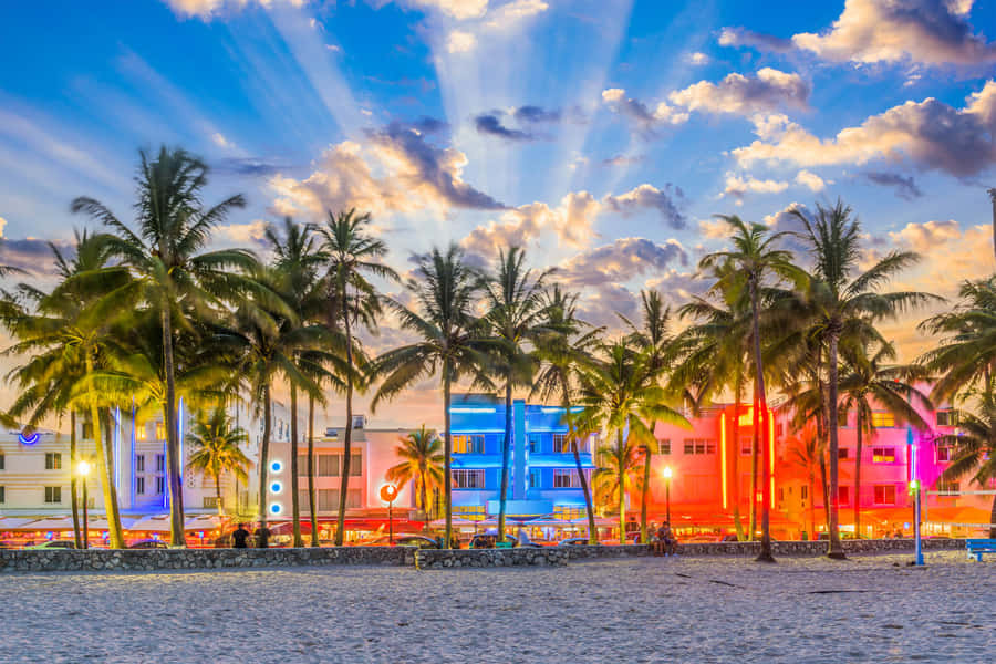 Step Into Paradise In Cool Places Wallpaper