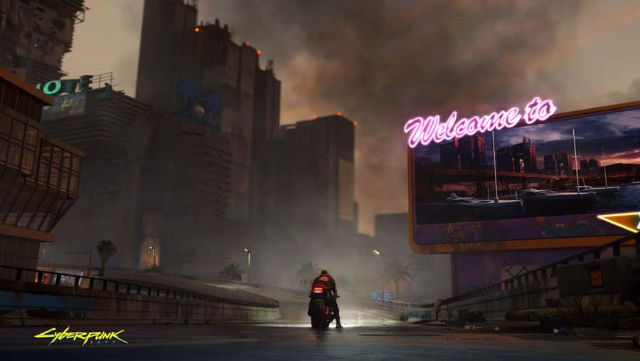 Step Into The Dangerous But Vibrant World Of Cyberpunk 2077 Wallpaper