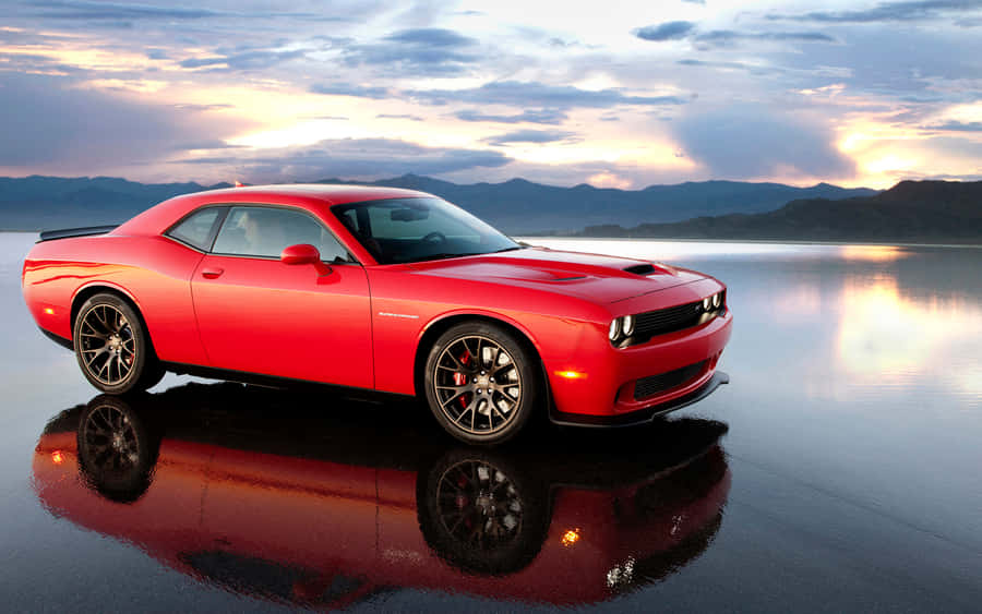 Step Into The Road With The Powerful Dodge Challenger 4k Wallpaper