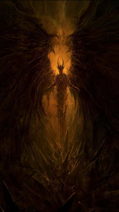 Step-up Your Game With The Demon Iphone Wallpaper