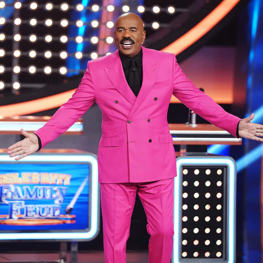 Download free Steve Harvey In Hot Pink Formalwear Wallpaper ...