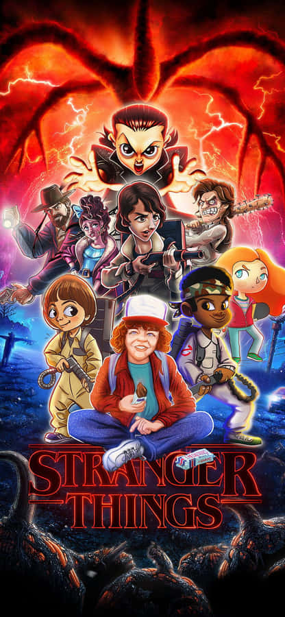 Stranger Things Girly And Cartoonish Wallpaper