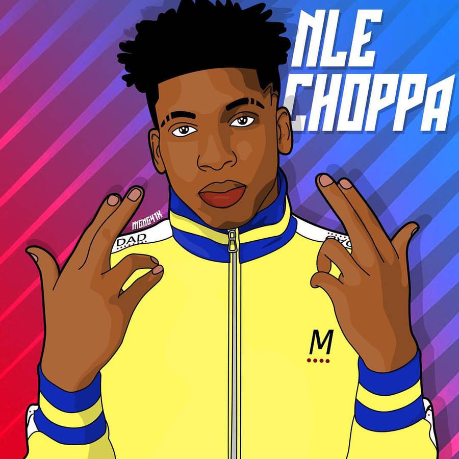 Download free Stunning Nle Choppa Cartoon Image Wallpaper - MrWallpaper.com