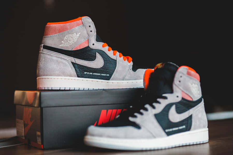 Style And Swagger In Every Step With Dope Jordan On Your Feet Wallpaper