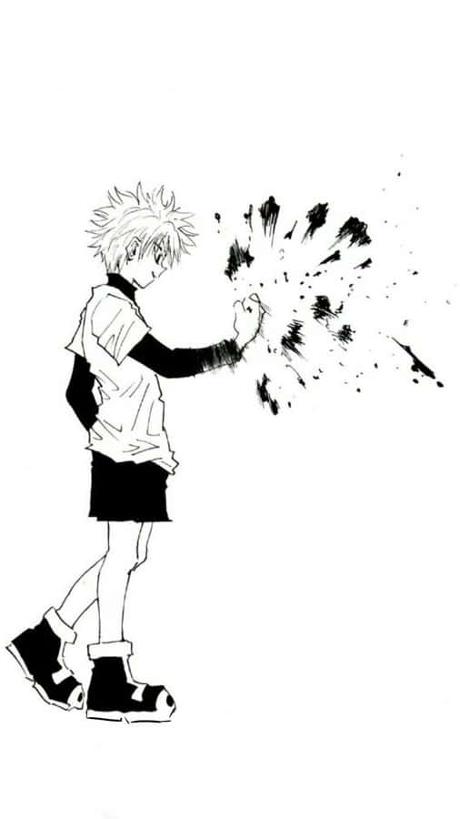 Stylish And Cutting Edge - Killua Phone Wallpaper