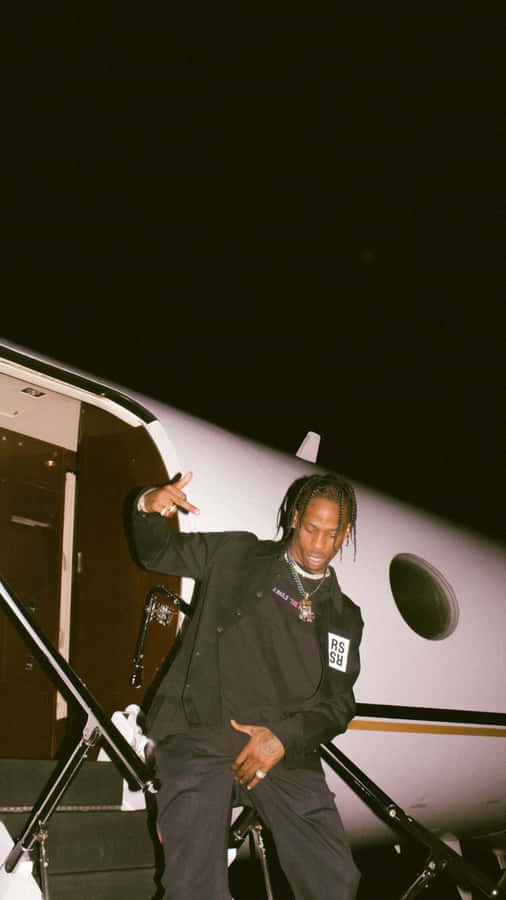 Stylish Rapper Having Fun In The Studio Wallpaper