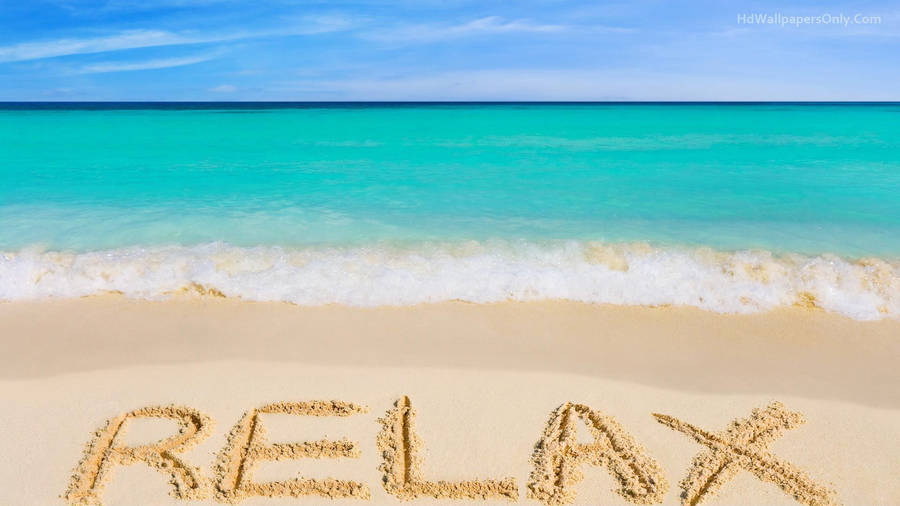 Summer Beach Relax Laptop Wallpaper