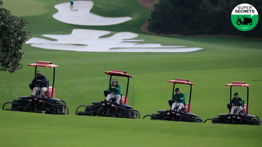 Sunrise On The Fairways Of Augusta National Wallpaper