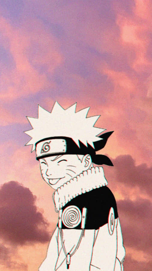 Sunset Sky Naruto Aesthetic Phone Wallpaper