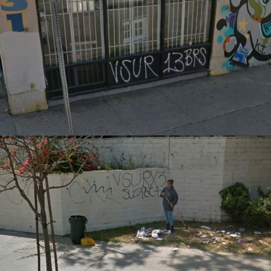 Sur13 Graffiti Streetscene Wallpaper