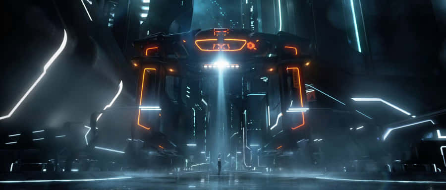 Surf The Virtual Tunnels Of Tron World In 4k! Wallpaper