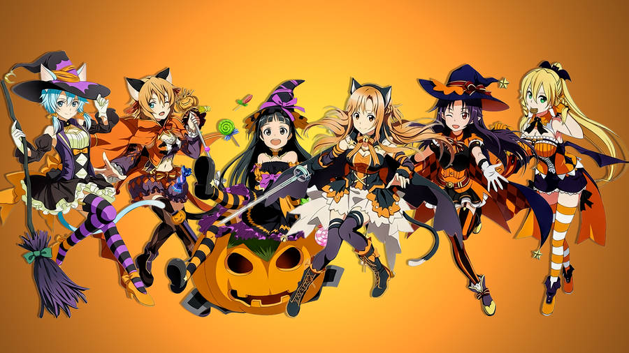 Sword Art Online bright Halloween wallpaper