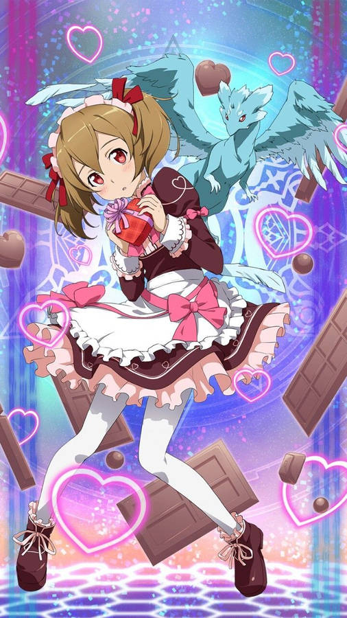 Sword Art Online Silica and Chocolates wallpaper