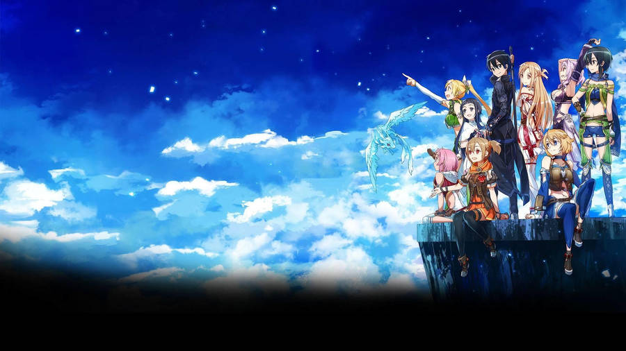 Sword Art Online sky scenery wallpaper